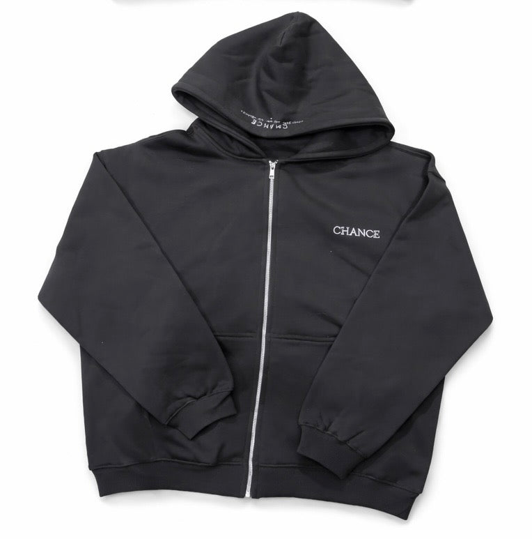 CHANCE / Universal Black Hoodie