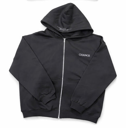 CHANCE / Universal Black Hoodie