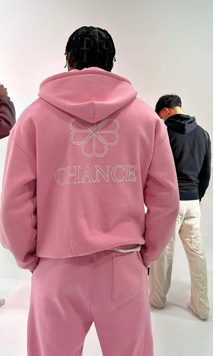 Chance/ Soft pink Hoodie