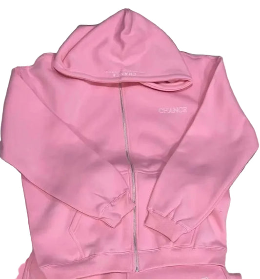 Chance/ Soft pink Hoodie