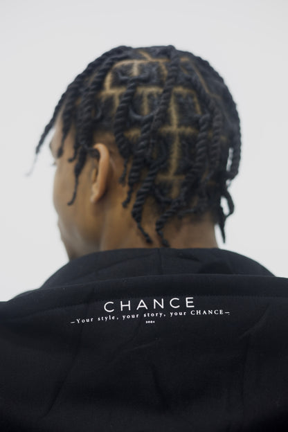 CHANCE / Universal Black Hoodie