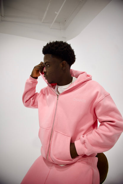 Chance/ Soft pink Hoodie
